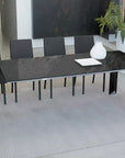 Ivano Antonello Liko Glass Extendable Table