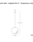 Lumen Centre IceGlobe Mini Wall Ceiling Lamp - Fellini Home Ltd