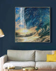 Fellini Home Glass Ocean Wall Art