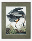 Art Marketing Vintage Blue Heron