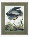 Art Marketing Vintage Blue Heron