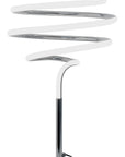 Fellini Home LED Spiral Silver Table Lamp
