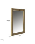 Richmond Interiors Ironville Rectangular Mirror MI - 0073 - Fellini Home Ltd