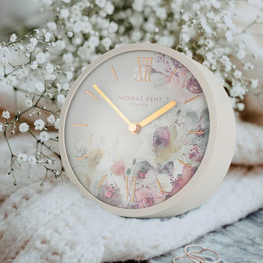 Art Marketing 5"Crofter Mantel Clock Light Grey