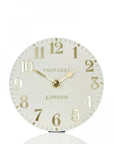 Art Marketing 6" Arabic Mantel Clock Oatmeal