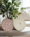 Art Marketing 6" Arabic Mantel Clock Oatmeal