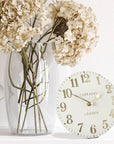 Art Marketing 6" Arabic Mantel Clock Oatmeal