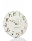 Art Marketing 6" Arabic Mantel Clock Oatmeal