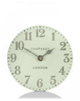 Art Marketing 6"Arabic Mantel Clock Pearl Green