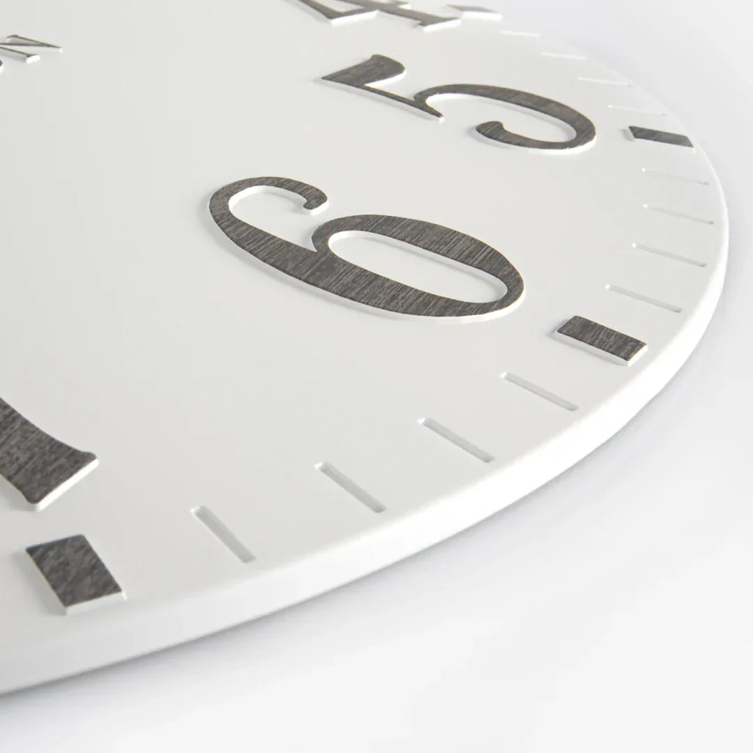 Art Marketing 20" Arabic Wall Clock Limestone
