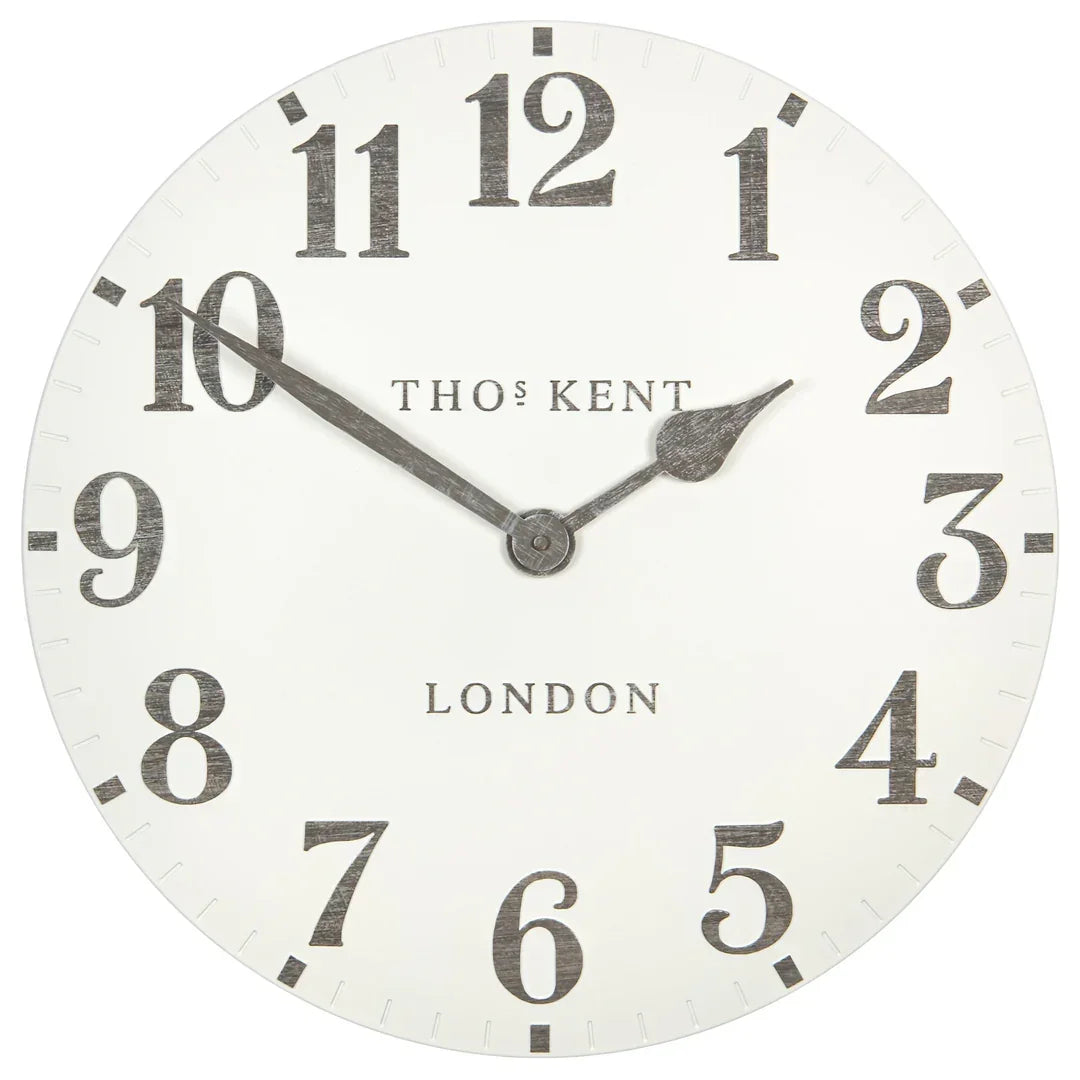 Art Marketing 20" Arabic Wall Clock Limestone