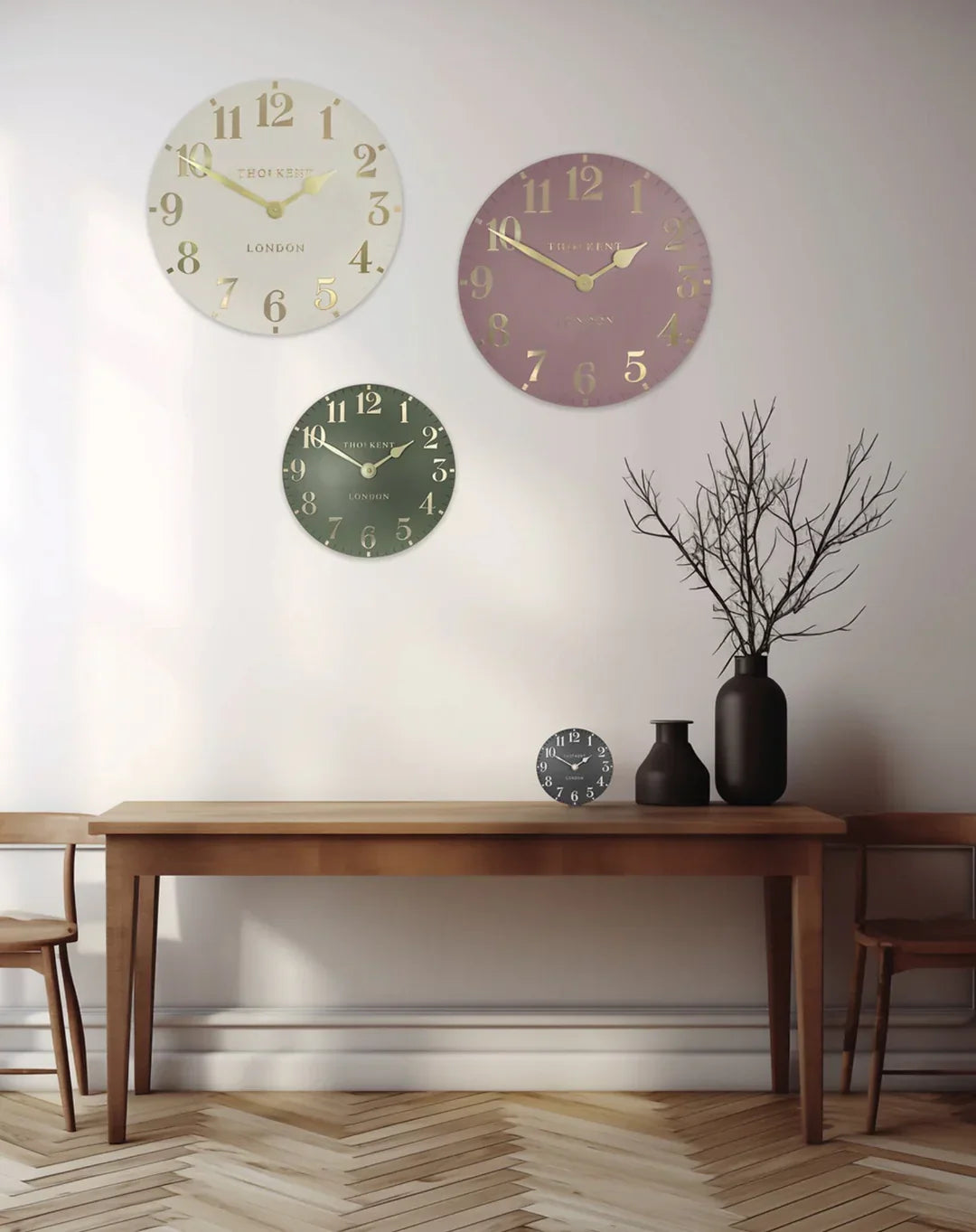 Art Marketing 20" Arabic Wall Clock Oatmeal