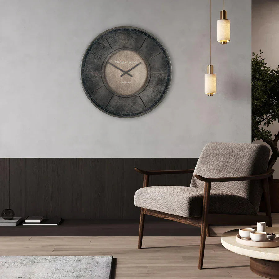 Art Marketing 21" Florentine Wall Clock Smoke