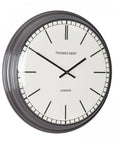 Art Marketing 20" Haymarket Wall Clock Slate