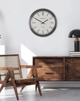 Art Marketing 20" Haymarket Wall Clock Slate