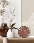 Art Marketing 6" Mulberry Mantel Clock Auburn
