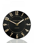 Art Marketing 6" Mulberry Mantel Clock Noir