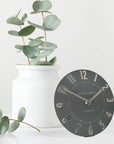 Art Marketing 6" Mulberry Mantel Clock Olive Green