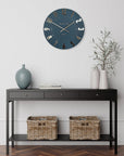 Art Marketing 20" Mulberry Wall Clock Midnight Blue