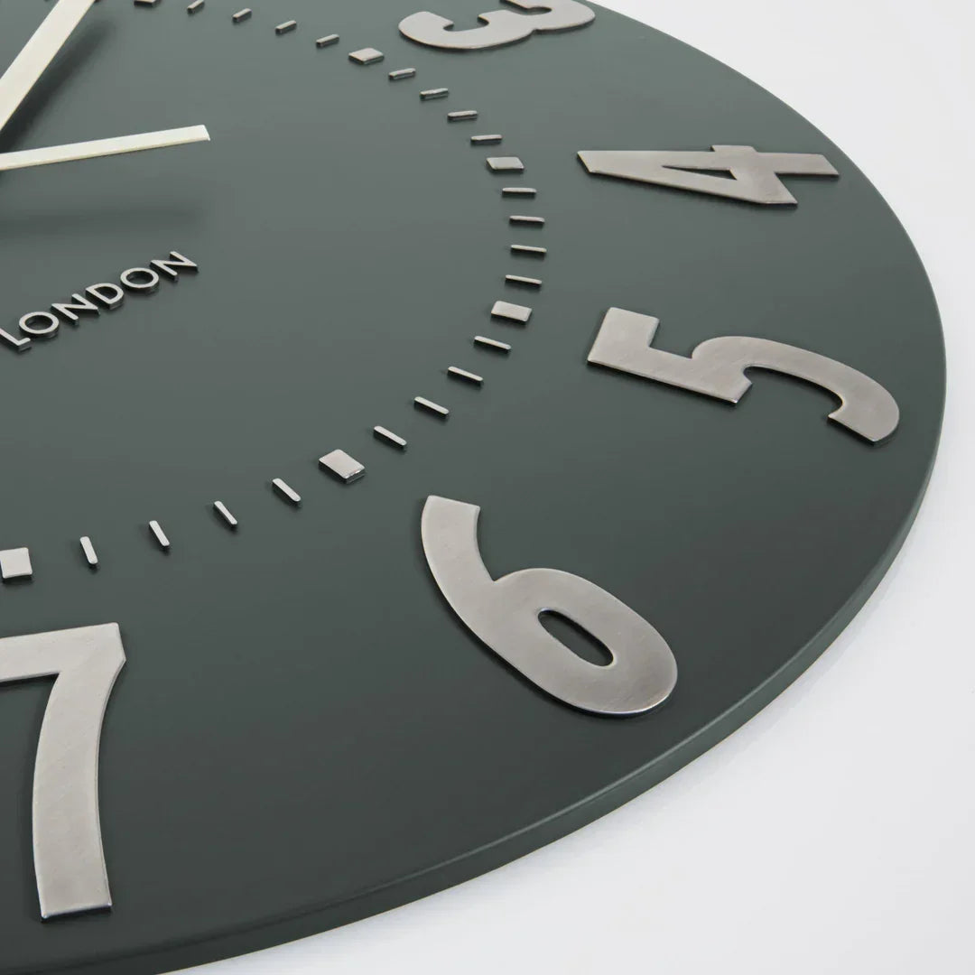 Art Marketing 20" Mulberry Wall Clock Olive Green