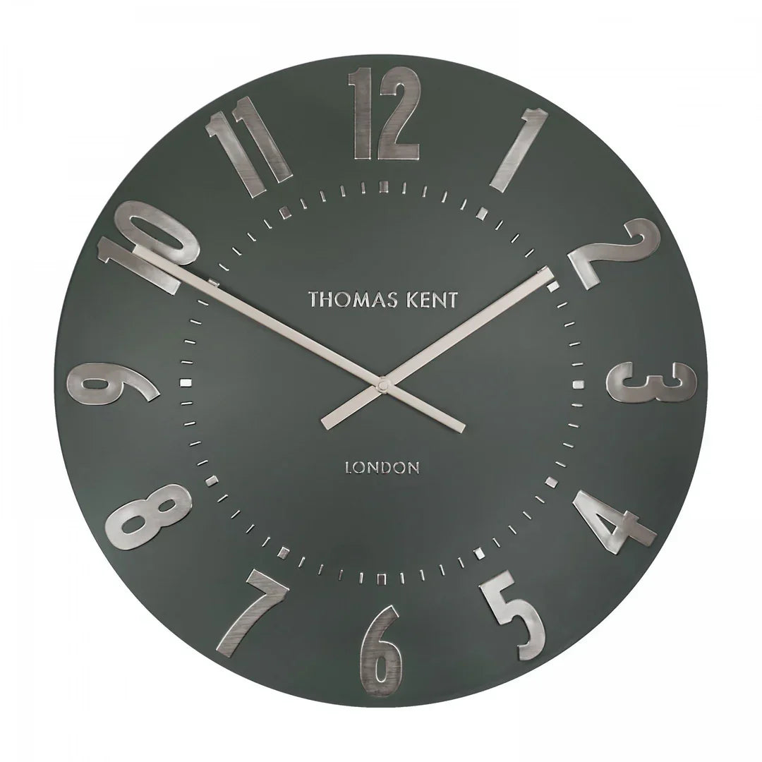 Art Marketing 20" Mulberry Wall Clock Olive Green