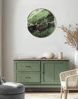 Art Marketing 26" Oyster Wall Clock Emerald