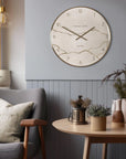 Art Marketing 26" Oyster Wall Clock Stone