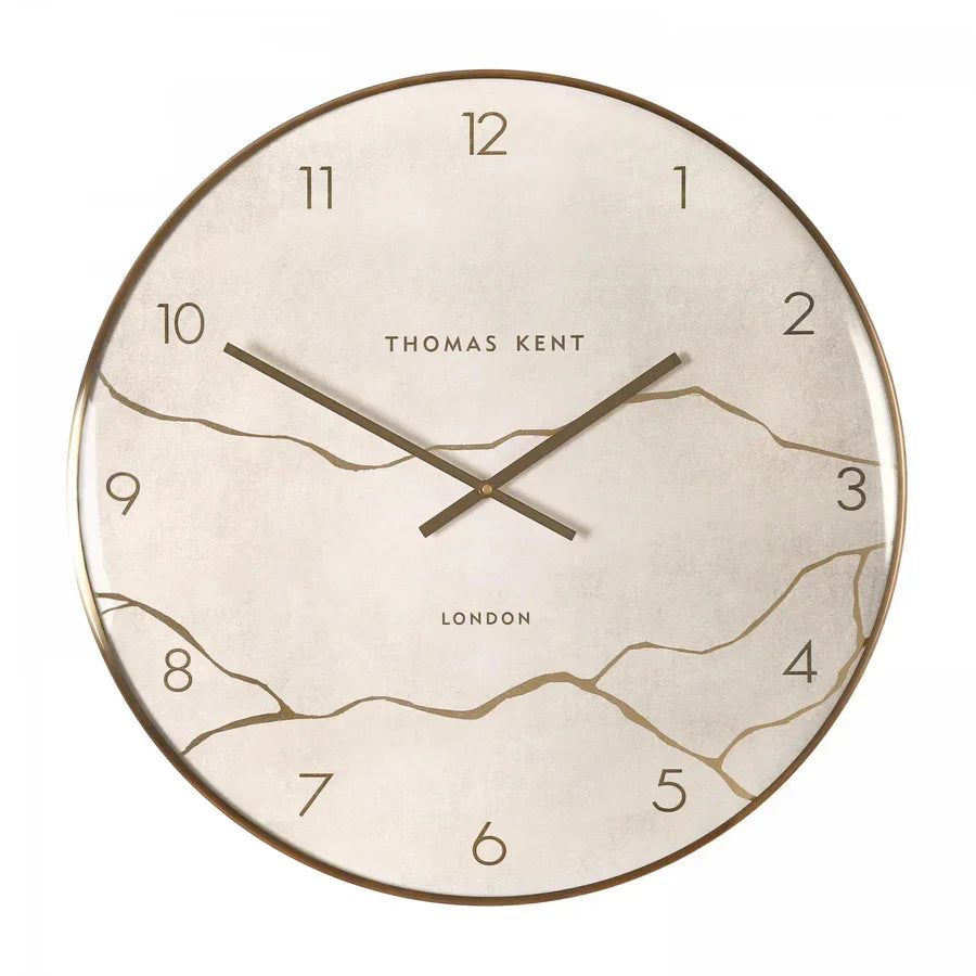 Art Marketing 26" Oyster Wall Clock Stone