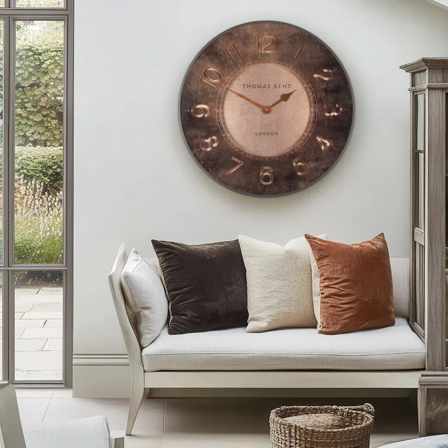 Art Marketing 30" Wall Clock Sovereign Gold