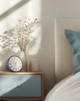 Art Marketing 5"Swift Clock Dusty Blue