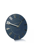Art Marketing 6" Mulberry Mantel Clock Midnight Blue