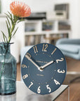Art Marketing 6" Mulberry Mantel Clock Midnight Blue