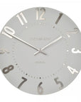 Art Marketing 20" Mulberry Wall Clock Silver Cloud