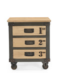 Soho 3-Drawer Chest on Wheels