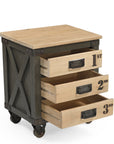 Soho 3-Drawer Chest on Wheels