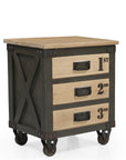 Soho 3-Drawer Chest on Wheels