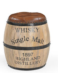 Jupiter Storage Barrel Stool (Whisky)