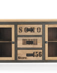 Soho 3 Drawer 2 Door Sideboard with Grill Door