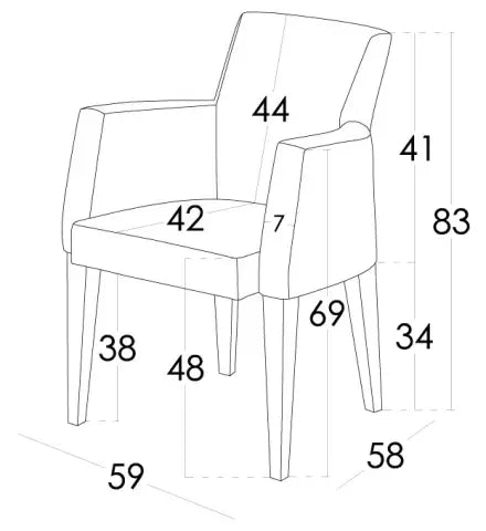 Fama Marilin Armchair