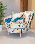 Fama Volta Swivel Armchair