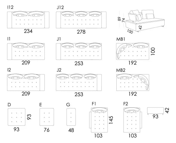 Fama Panky Modular Sofa