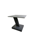 Sparta Matte Grey Ceramic Side Table SPA-5910