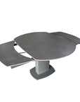 Olivia 119-179cm Ceramic Swivel Extending Dining Table