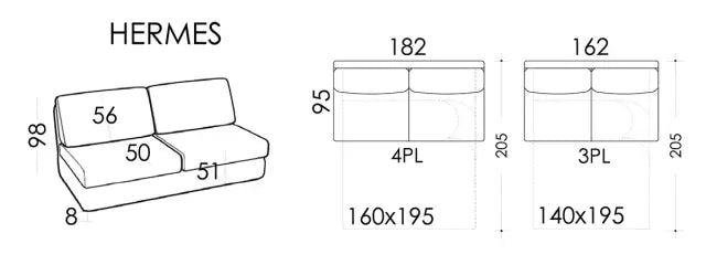 Fama Hermes Sofa Bed