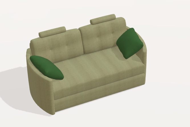 Fama Bolero Leather Sofa Bed