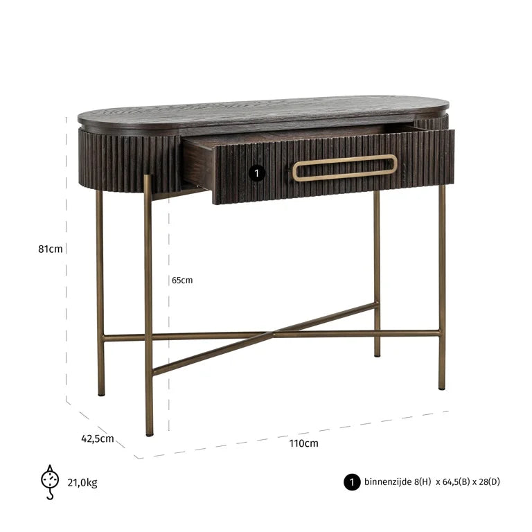 Richmond Interiors Luxor Console Table