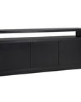 Richmond Interiors Oakura Black Sideboard - 3 Doors