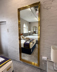Stepped Gold Mirror Ex Display - 1 Only