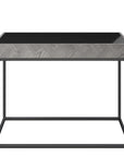 Ebony Black Glass Console Table EBO-6573