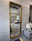 Stepped Gold Mirror Ex Display - 1 Only